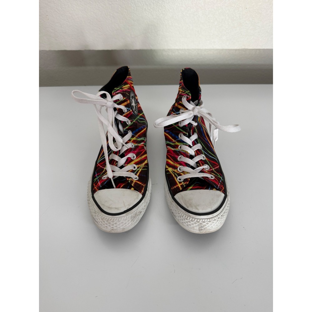 Converse Chuck Taylor All Star High Top Neon Light Graphic Sneakers Men 8 WM 10